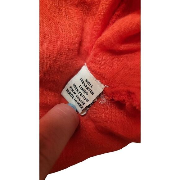 SIM & SAM Women's Floral Strapless Red Maxi Lined Small - Picture 5 of 7